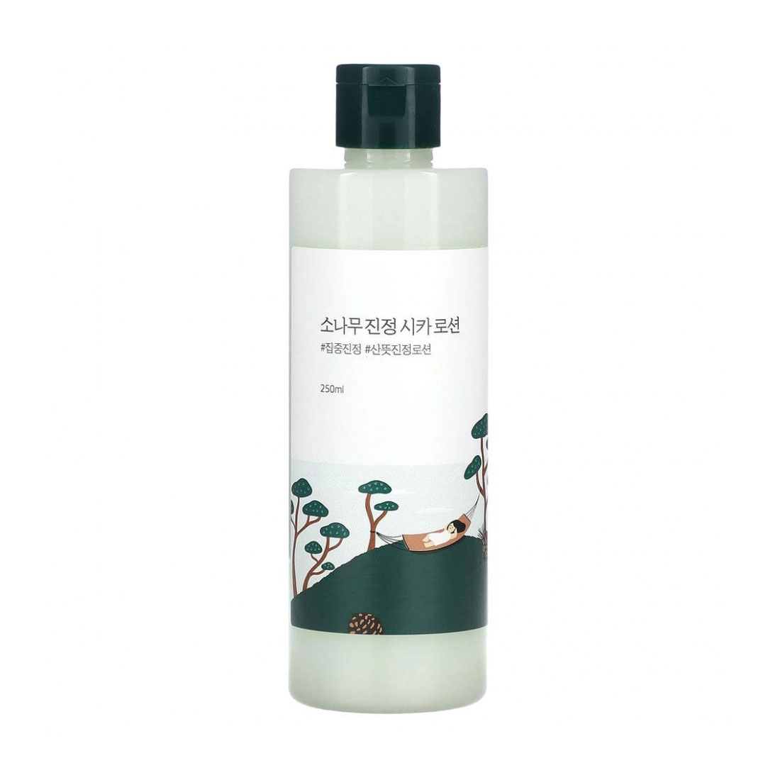 Заспокійливий лосьйон для обличчя Round Lab Pine Calming Cica Lotion з екстрактом голок сосни, 250 мл